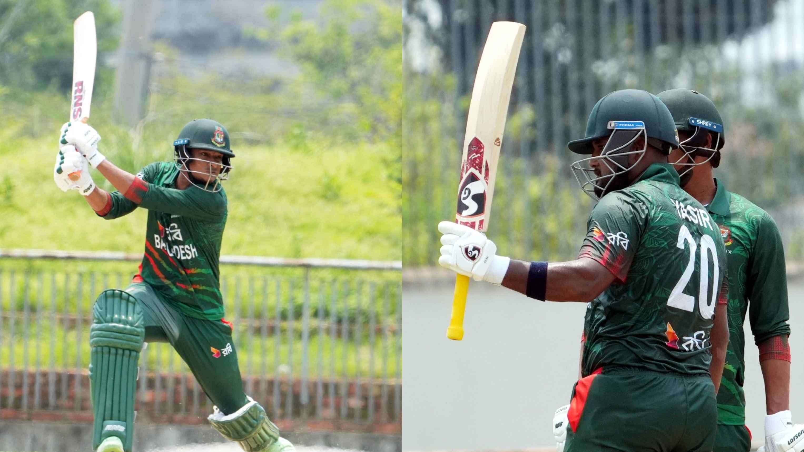 ইয়াসির-নাসুমের অর্ধশতকে মান বাঁচাল বাংলাদেশ