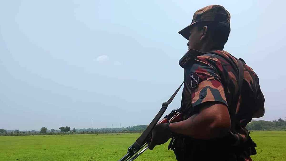 হবিগঞ্জে সীমান্তে সর্বোচ্চ সতর্কাবস্থায় বিজিবি
