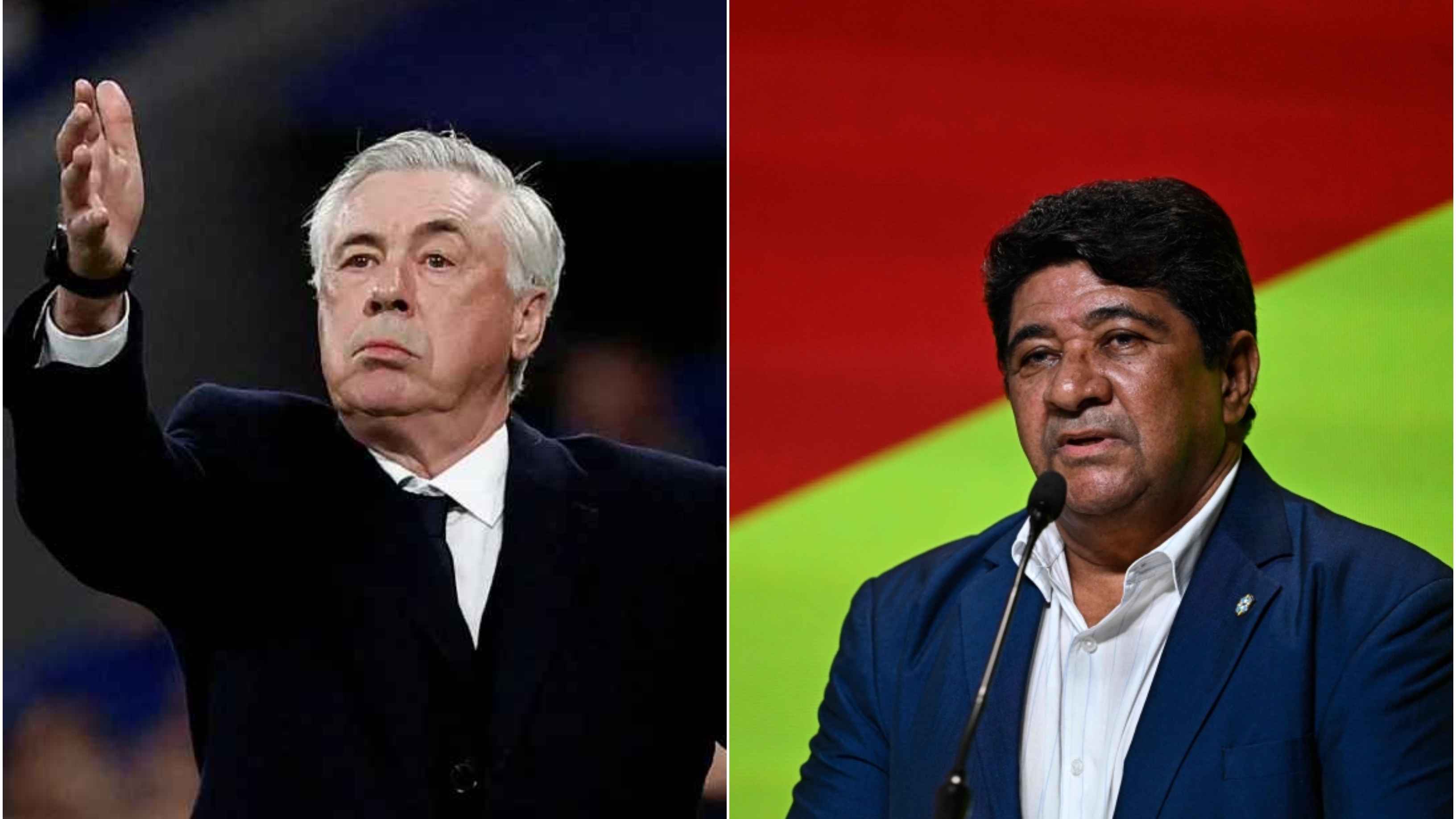 আনচেলত্তিকে নিয়োগের পর পদ হারালেন ব্রাজিল ফুটবলের প্রধান