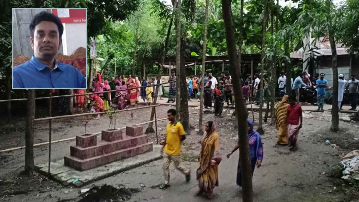 জমি নিয়ে দ্বন্দ্ব, লাঠির আঘাতে শিক্ষক সুজন সাহার মর্মান্তিক মৃত্যু