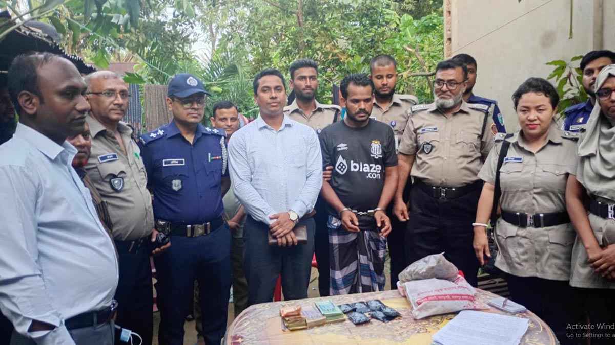 হবিগঞ্জে ১২০০ পিস ইয়াবাসহ কারবারি গ্রেফতার