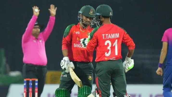 তামিম-হৃদয়ের ব্যাটে বড় পুঁজি বাংলাদেশর