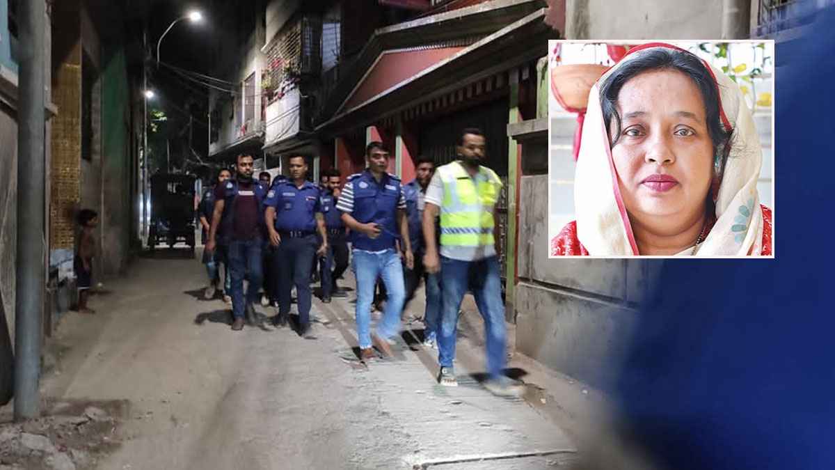 নারায়ণগঞ্জে আইভী’র বাসভবনে পুলিশের অভিযান