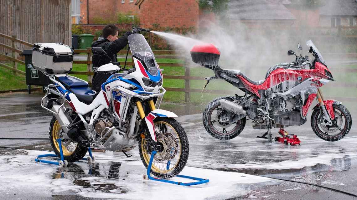 motorcyle wash