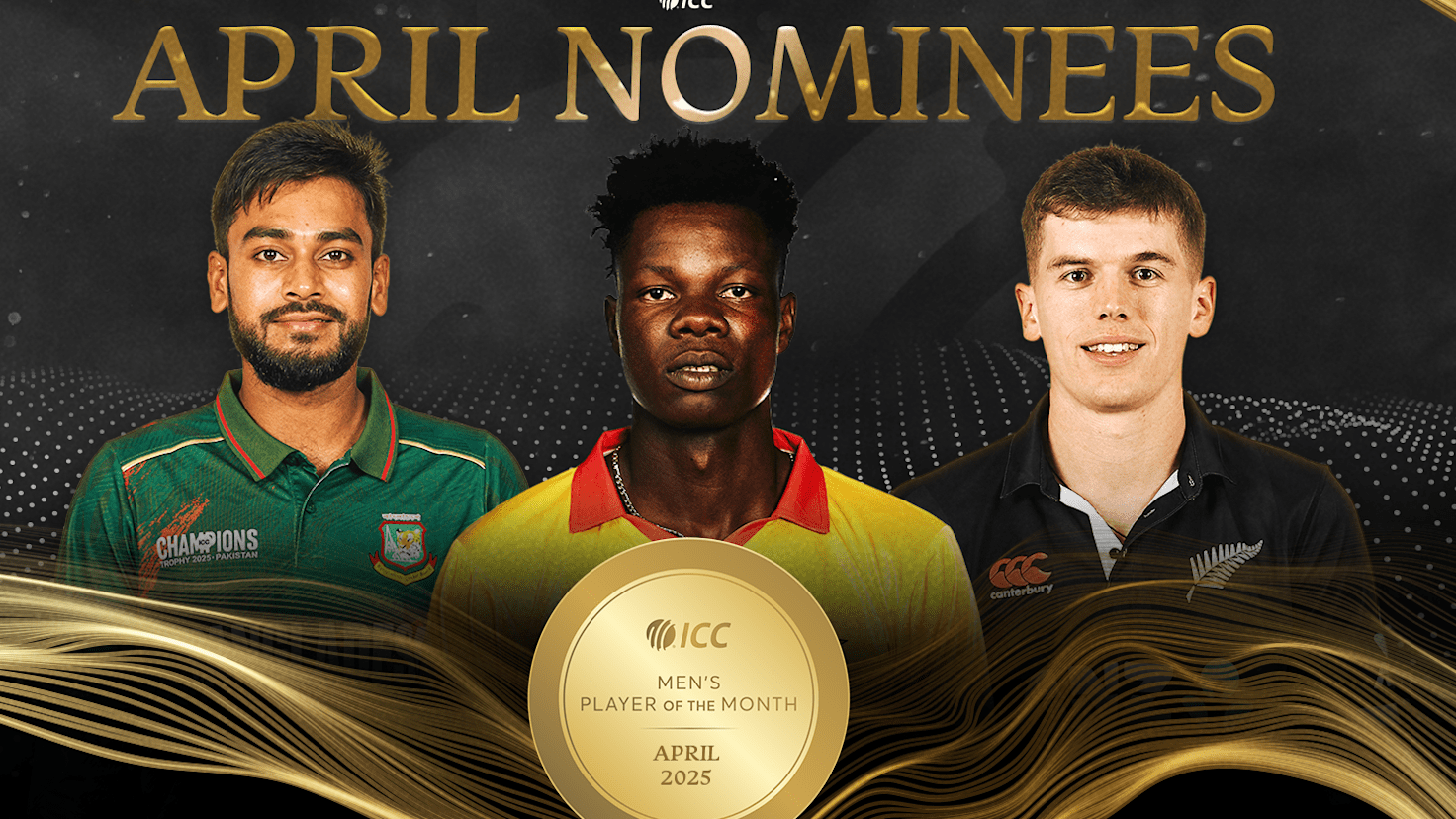 আইসিসির এপ্রিল মাসের সেরা ক্রিকেটার নির্বাচিত হওয়ার দৌড়ে মিরাজ
