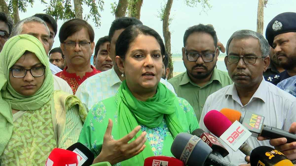 পদ্মার পানির ন্যায্য হিস্যা বুঝে নিতে কাজ করছে সরকার: রিজওয়ানা হাসান