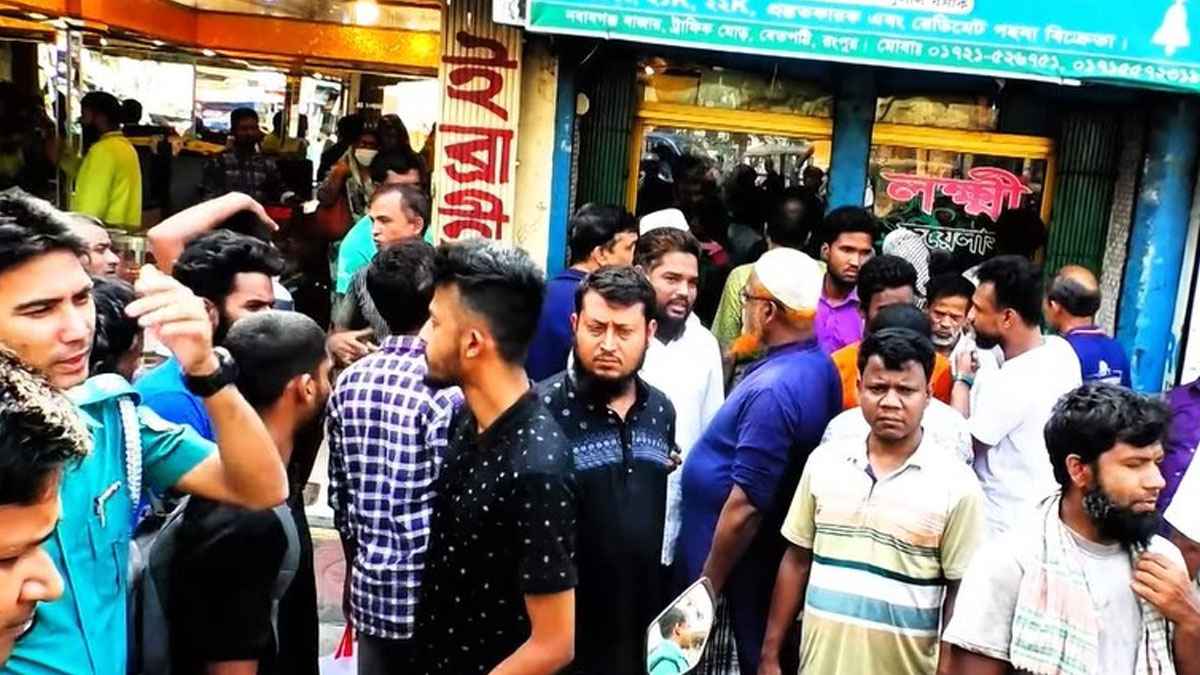 রংপুরে দিনদুপুরে স্বর্ণের দোকানে চুরি