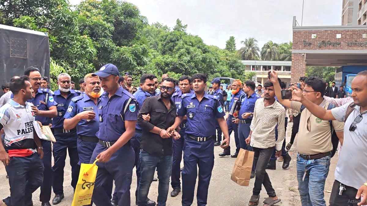 নিষিদ্ধ ছাত্রলীগ নেতা তানজিল ৫ দিনের রিমান্ডে