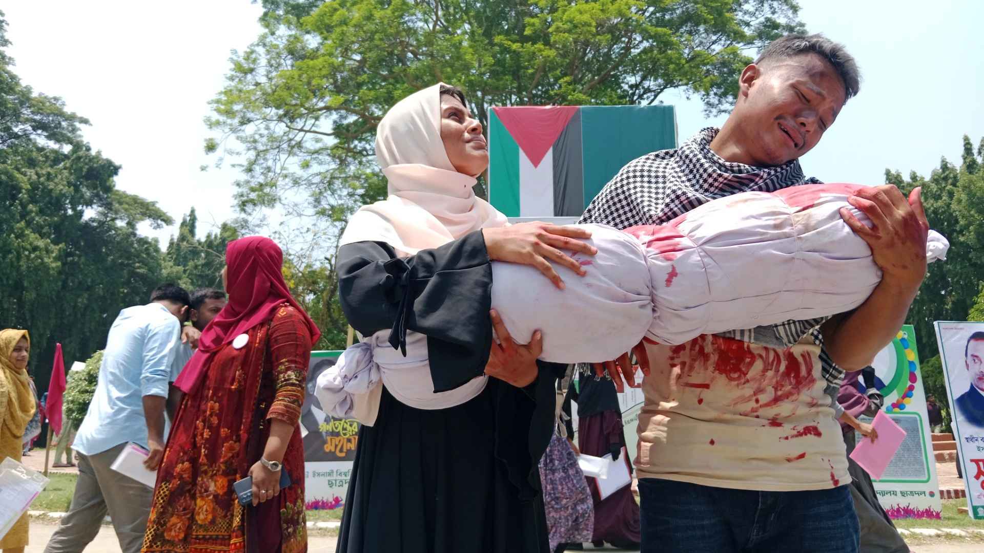 ইবিতে ইসরায়েলি বর্বরতার মর্মস্পর্শী চিত্র