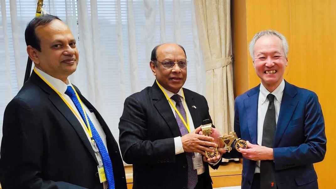 জাপানের ভাইস মিনিস্টারের সঙ্গে প্রবাসী সচিবের সাক্ষাৎ