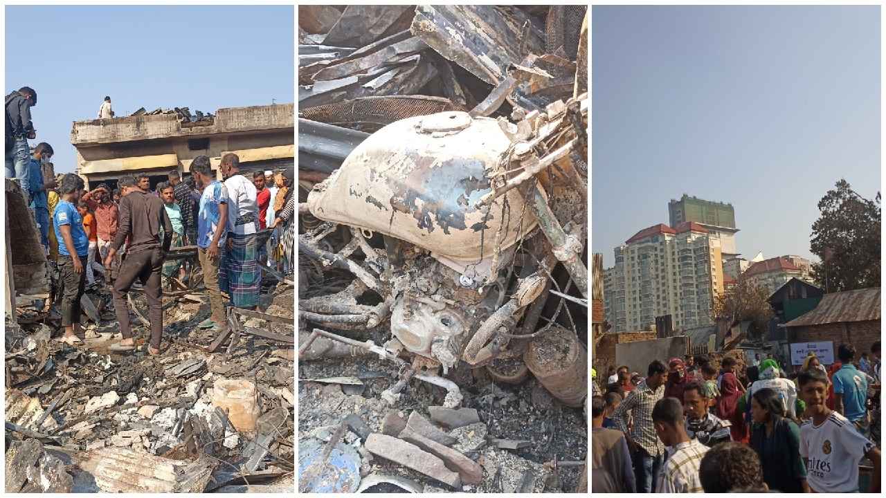 মিন্টুর বাড়ি থেকে সিলিন্ডার বিস্ফোরণ, এরপর ছড়িয়ে পড়ে পুরো বস্তিতে