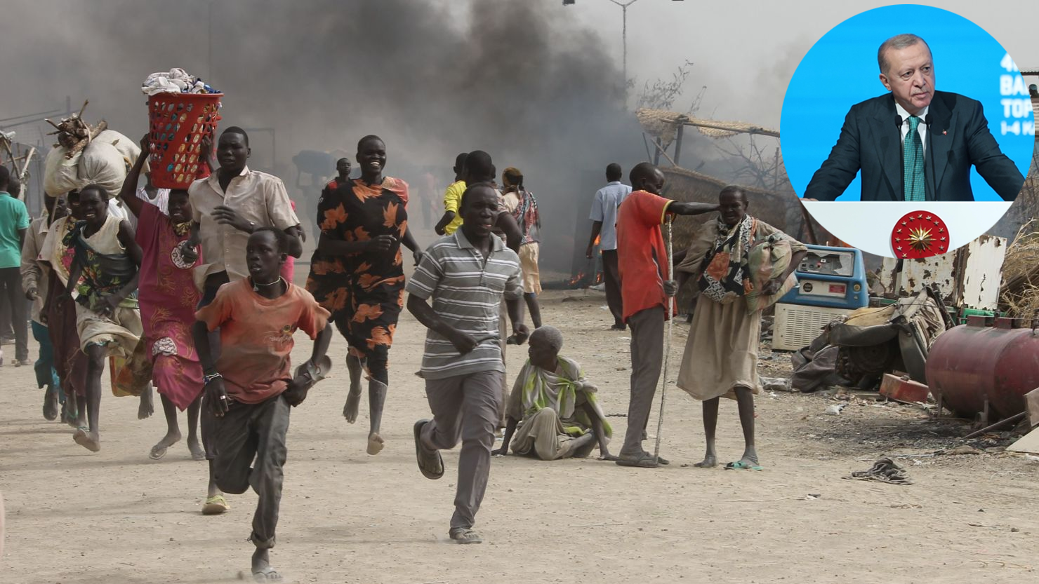 সুদানের সহিংসতা বন্ধে মুসলিম বিশ্বকে পদক্ষেপ নেওয়ার আহ্বান এরদোয়ানের