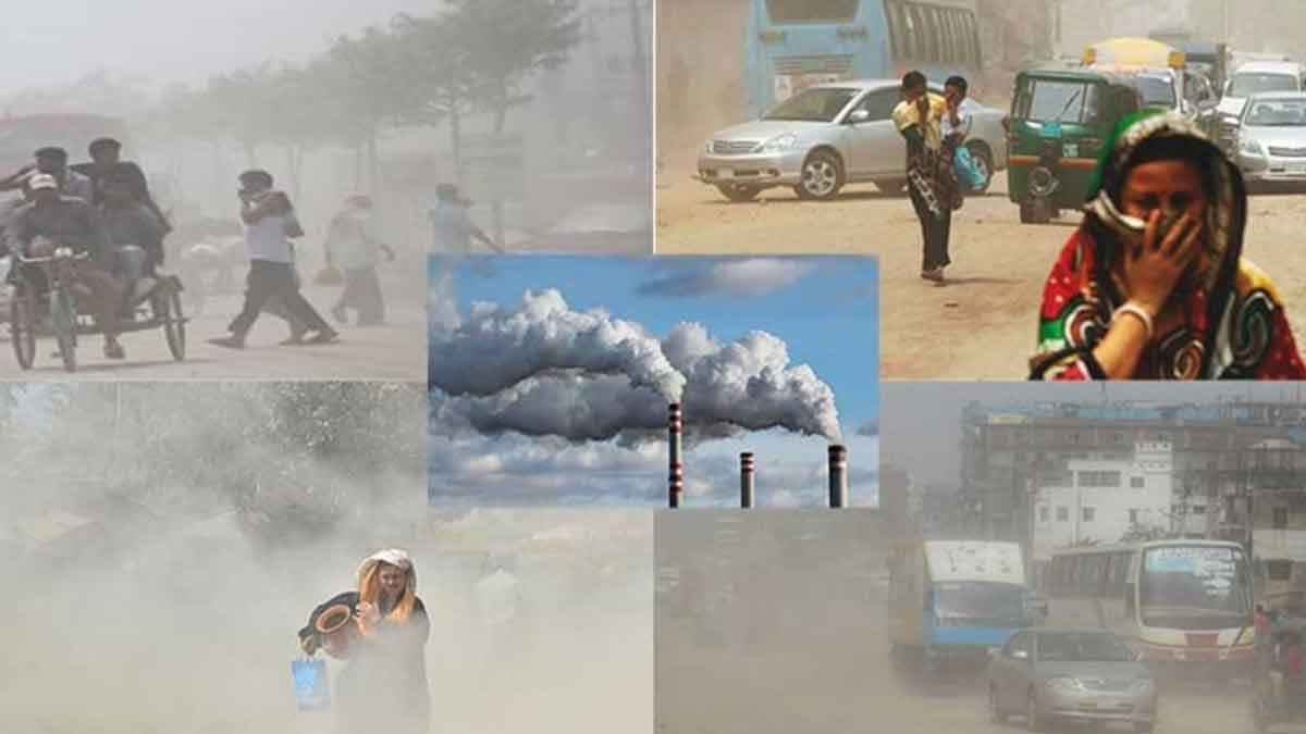 বায়ুদূষণে বিশ্বে আজ তৃতীয় ঢাকা, বাতাস ‘খুবই অস্বাস্থ্যকর’