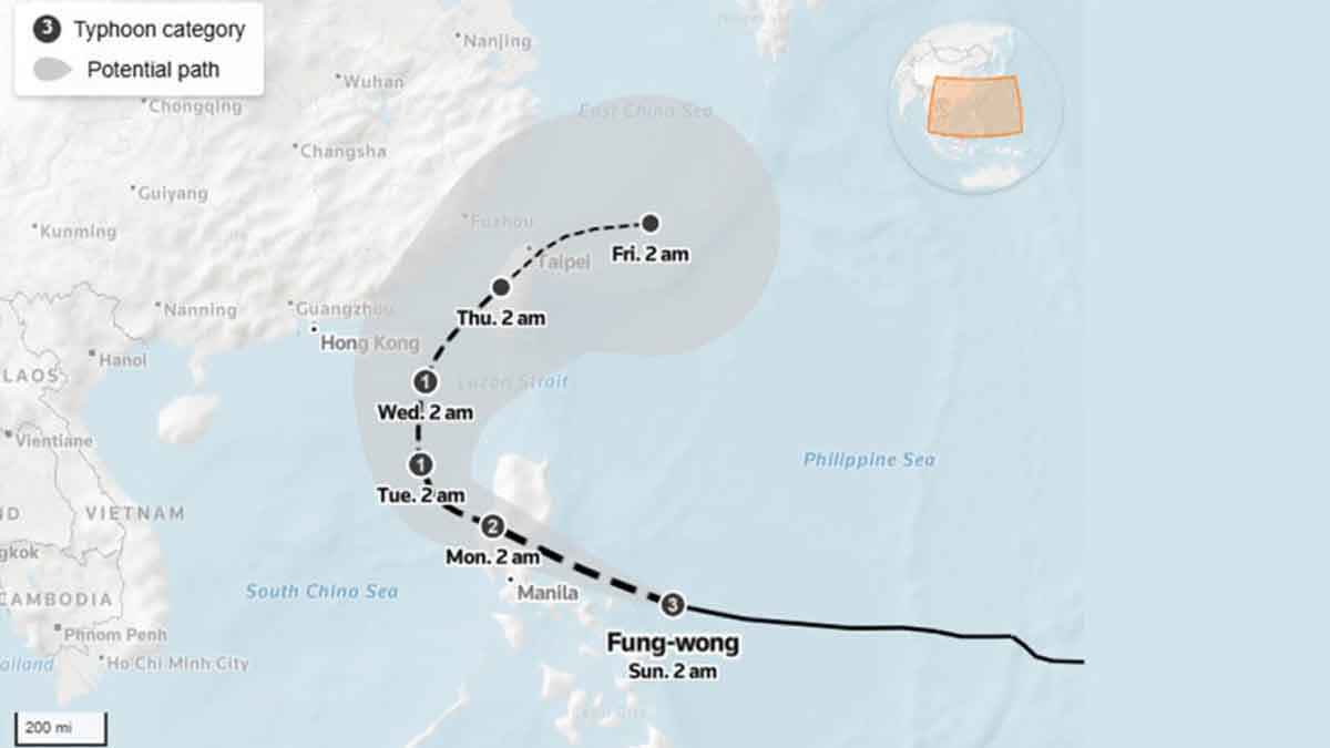 ফিলিপাইনে ধেয়ে আসছে সুপার টাইফুন, নিরাপদে সরানো হয়েছে লাখো মানুষ