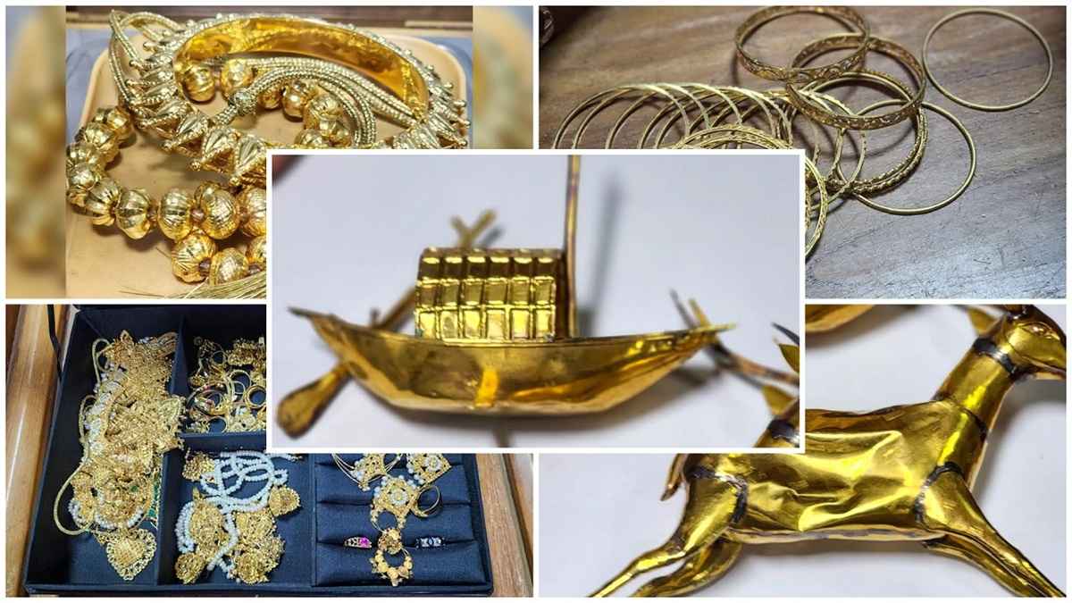 যেসব স্বর্ণের জিনিস মিলল শেখ হাসিনার লকারে!