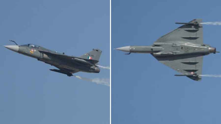 দুবাই এয়ার শোতে ভারতীয় বিমান বিধ্বস্ত