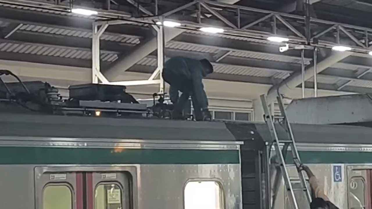 মেট্রোর ছাদে ২ কিশোর, চলাচল বন্ধ