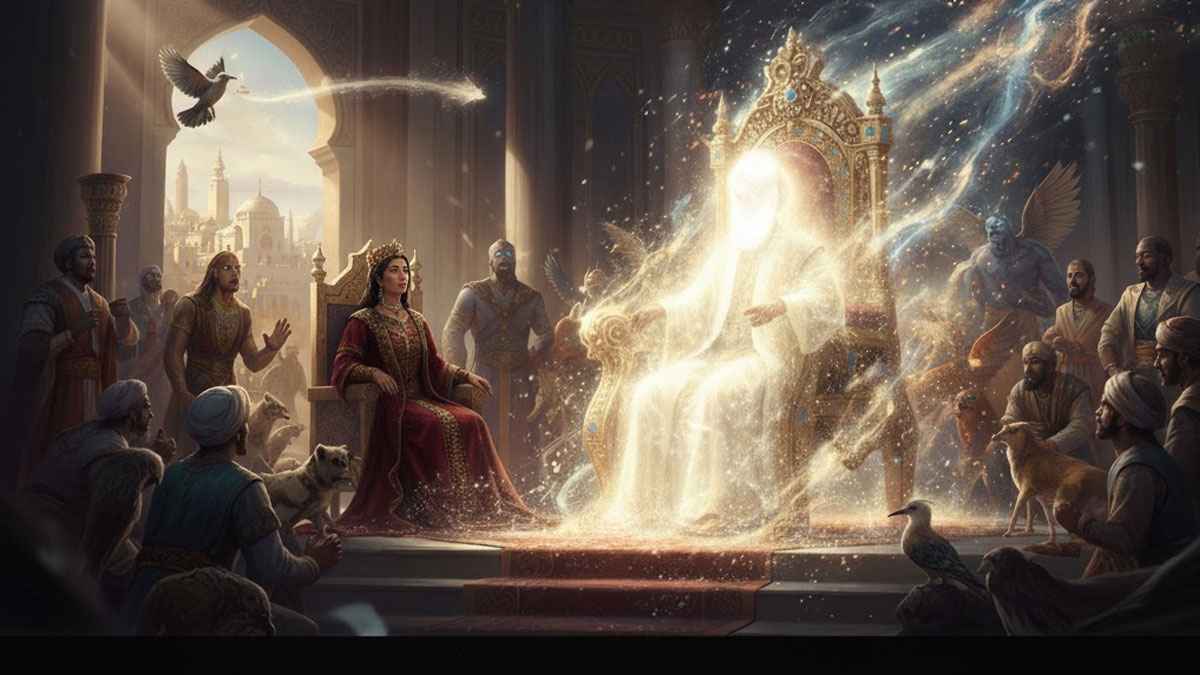 মুহূর্তে সিংহাসন উধাও! সুলাইমান (আ.)-এর কাছে নত হলেন রাণী বিলকিস