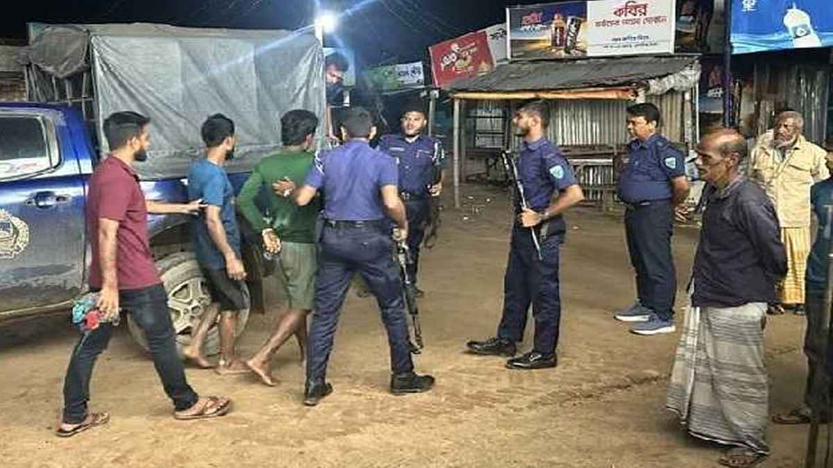 সিলেটে অবৈধভাবে বালু-পাথর উত্তোলন বন্ধে রাতভর অভিযান, আটক ১২