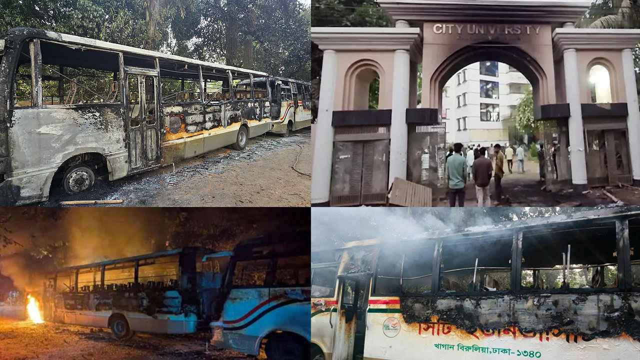 সাভারে ড্যাফডিল ও সিটি ইউনিভার্সিটির শিক্ষার্থীদের সংঘর্ষে আহত শতাধিক