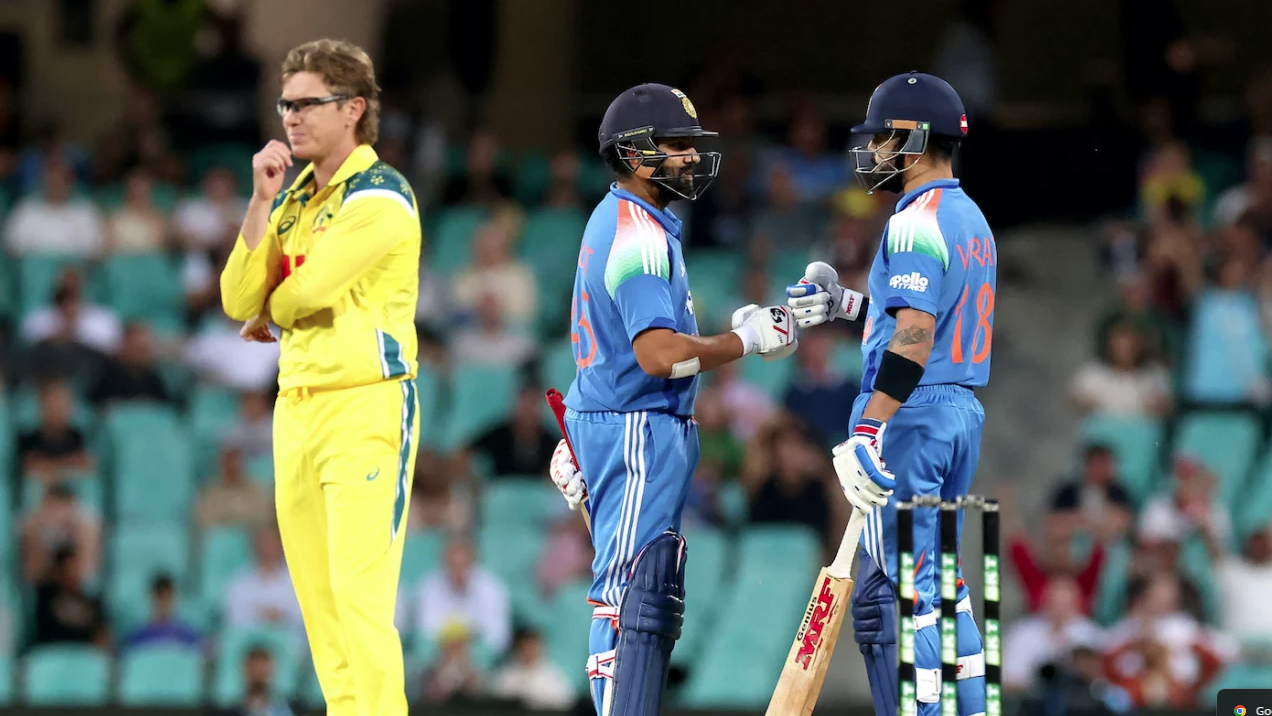 রোহিত-কোহলির জুটিতে অস্ট্রেলিয়ার বিপক্ষে বড় জয় ভারতের