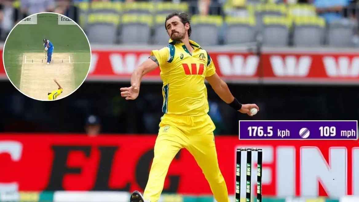 স্টার্কের বল ছাড়িয়ে গেল ঘণ্টায় ১৭৫ কি.মি’র বেশি!