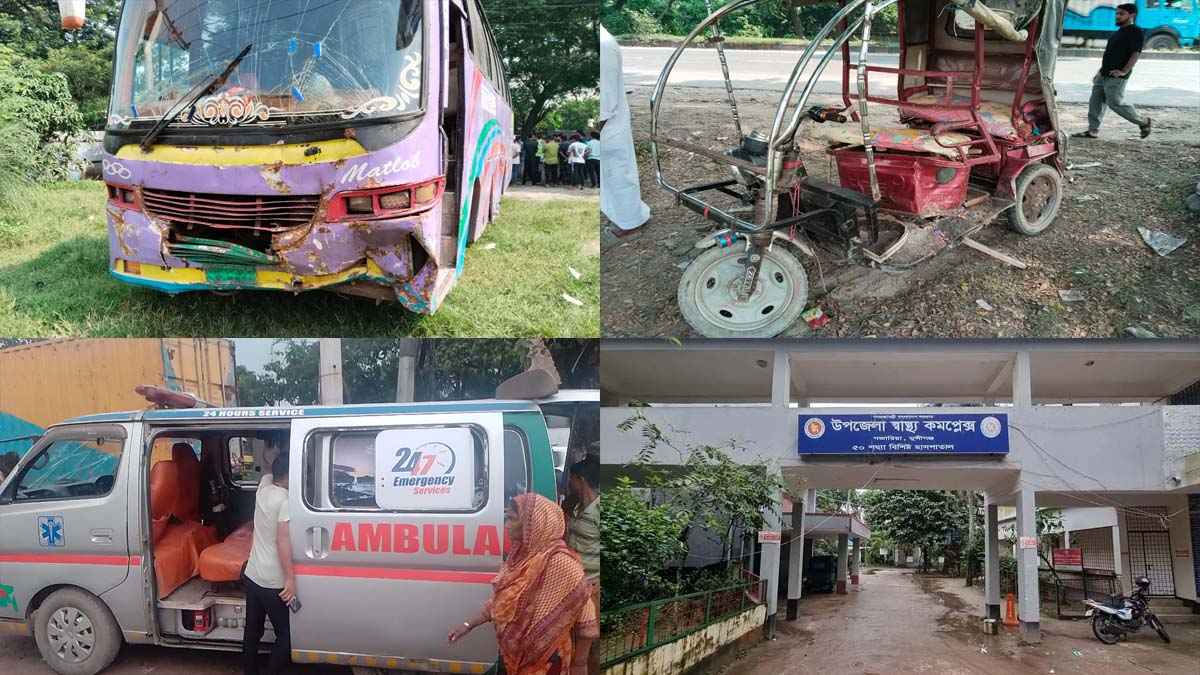 অসুস্থ নাতনিকে দেখতে এসে লাশ হলেন নানা-নানি, আহত ৩