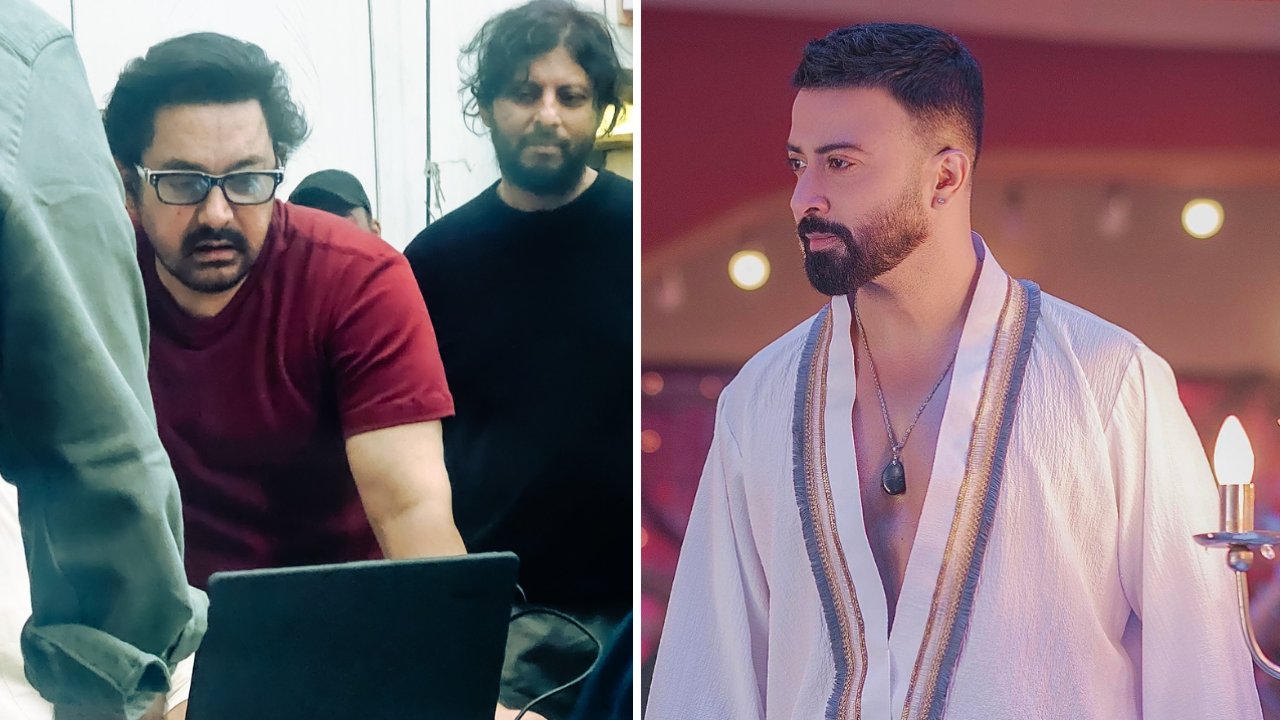 আমির খানের সেটে শাকিবকে নিয়ে মিটিং