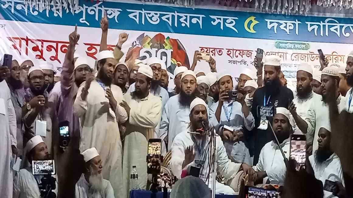 জুলাই বিপ্লব ছিল ইসলামী বিপ্লবের পূর্বাভাস: মামুনুল হক