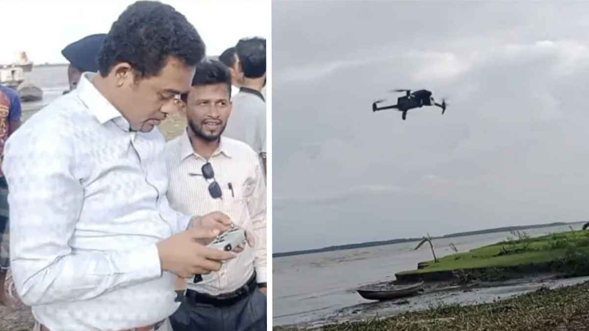 ইলিশ রক্ষায় ড্রোন সফল; তিন দিনে জব্দ ১৫ জাল, শিকারি শূন্য