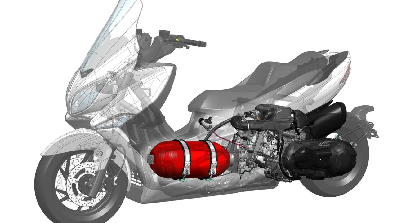 সুজুকি বার্গম্যান স্কুটারে হাইড্রোজেন ইঞ্জিন, কমবে দূষণ