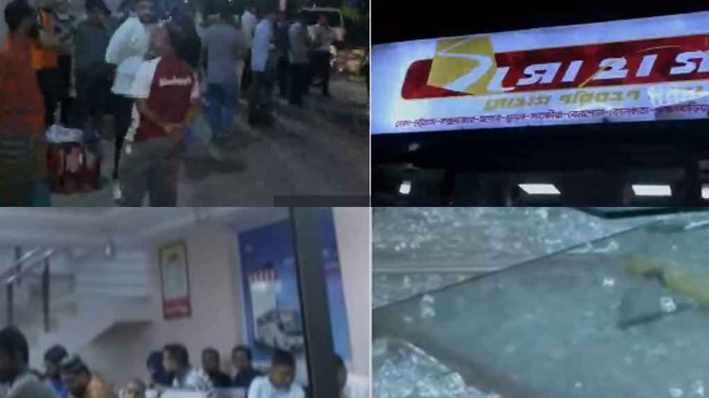 সোহাগ পরিবহনের কাউন্টারে হামলা, কয়েকজনকে কুপিয়ে জখম