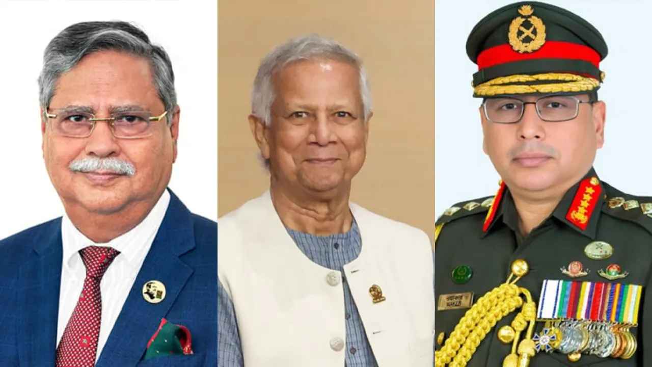 Army chief, chief adviser and president