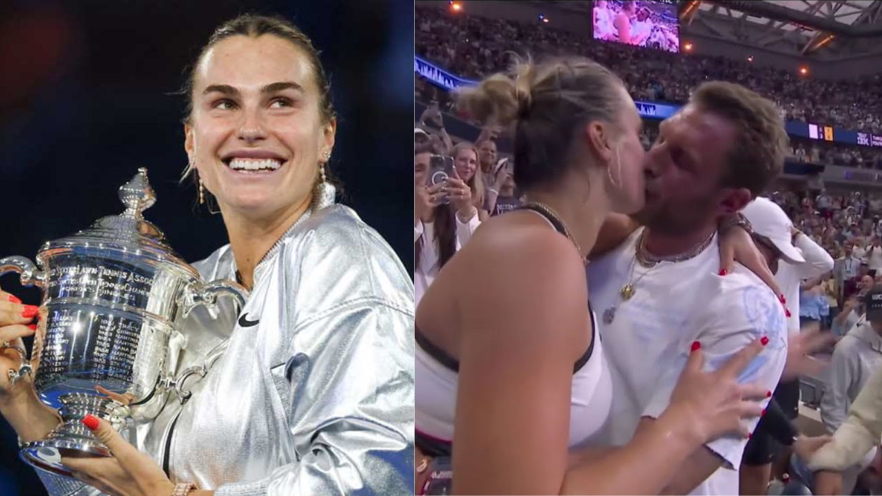 ইউএস ওপেন জিতে প্রেমিকের ঠোঁটে ঠোঁট সাবালেঙ্কার, জানালেন রহস্যময় কথা