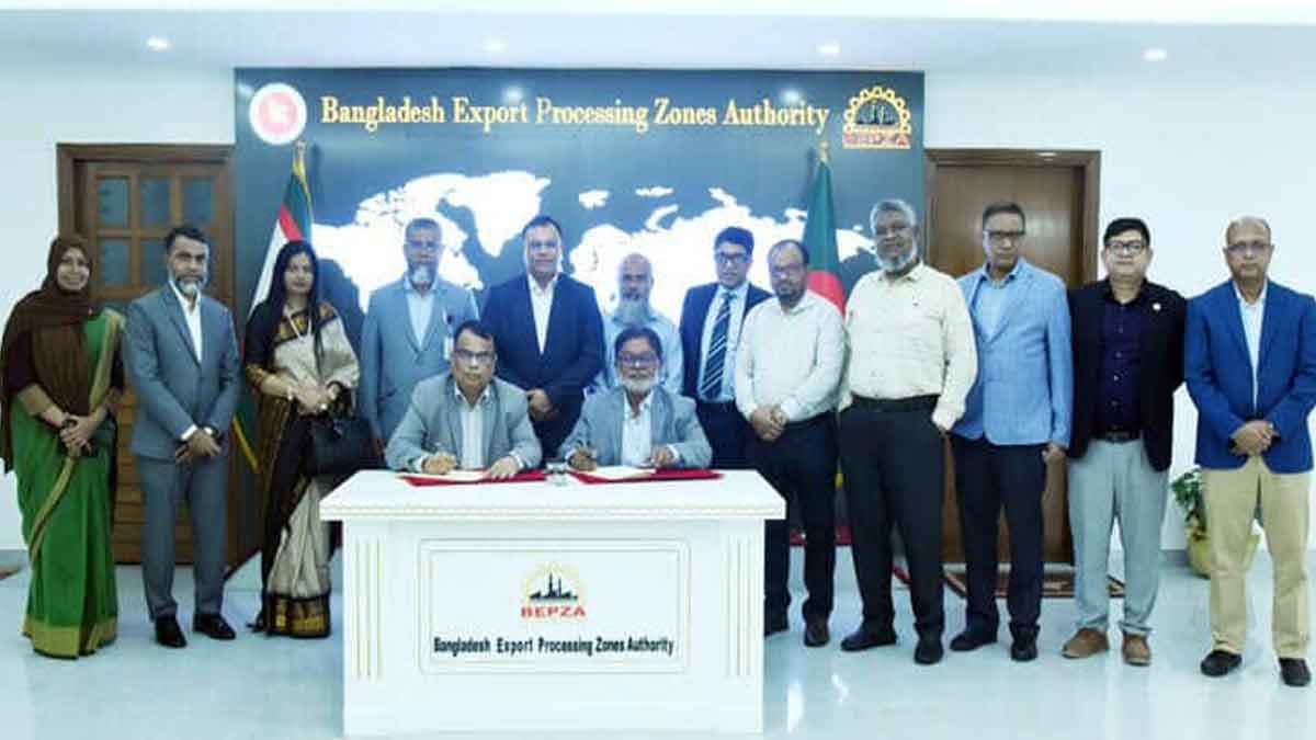 বেপজার সঙ্গে ওয়েসিস’র ৪৮ লাখ ডলার বিনিয়োগের চুক্তি