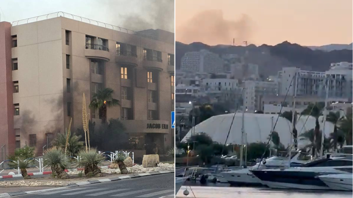 ইসরায়েলের একটি হোটেলে ড্রোন হামলা, হতাহতের শঙ্কা