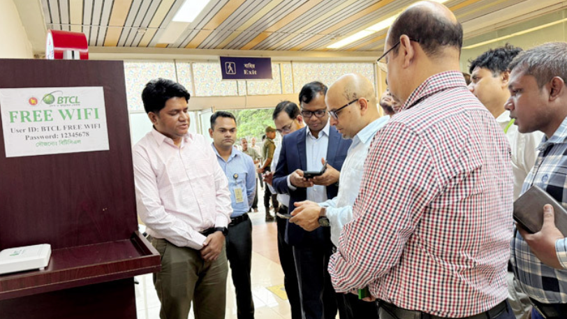 সিলেট বিমানবন্দরে ফ্রি ওয়াইফাই-টেলিফোন সেবা চালু