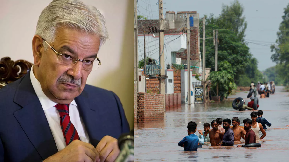 ভয়াবহ বন্যাকে ‘আশীর্বাদ’ বললেন পাকিস্তানের প্রতিরক্ষামন্ত্রী