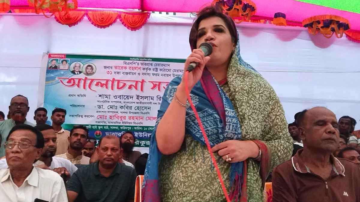 একমাত্র বিএনপির কাছেই গণতন্ত্র নিরাপদ: শামা ওবায়েদ