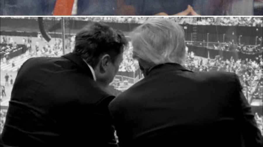 তিন মাস পর একসঙ্গে প্রকাশ্যে ট্রাম্প-মাস্ক!