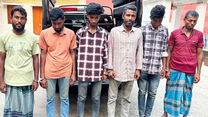 ফেনীতে ৬ মাদকাসক্তের জেল-জরিমানা
