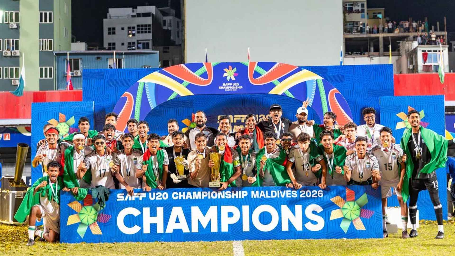 মাসে ১ লাখ টাকা বেতেন পাবে সাফজয়ী খেলোয়াড়র: ক্রীড়া মন্ত্রণালয়