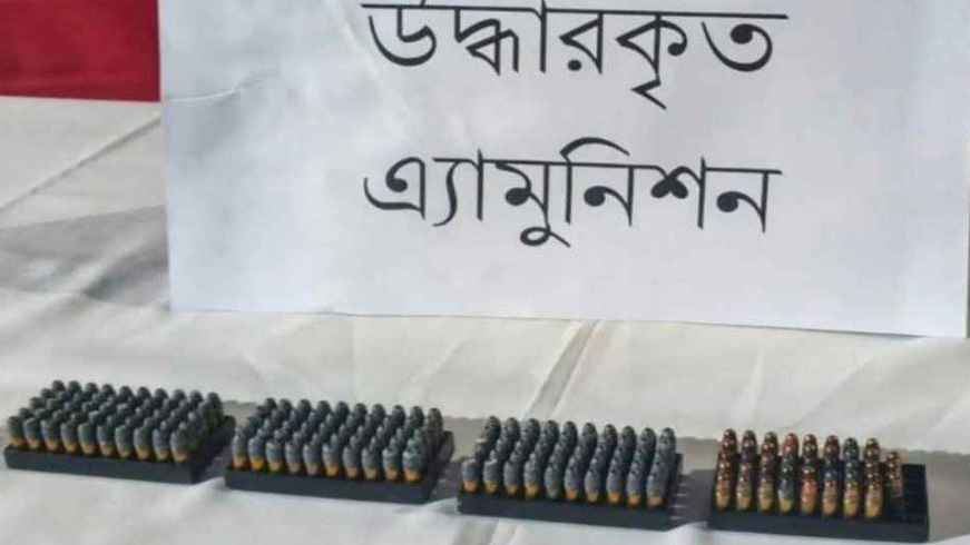 পরিত্যক্ত ঘিরে মিলল ১৯৩ রাউন্ড রাইফেলের গুলি