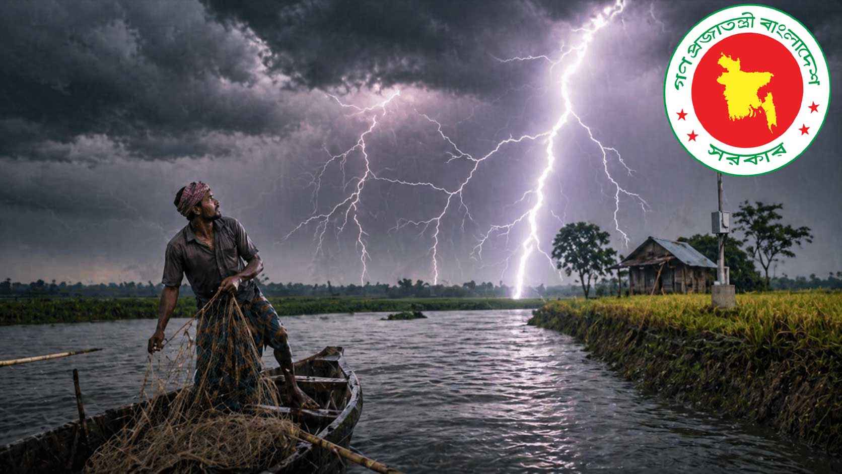 কৃষক-জেলেদের সুরক্ষায় বজ্রপাত প্রতিরোধে জোর দিচ্ছে সরকার