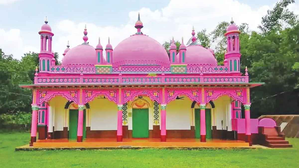 কালের সাক্ষী বিজয়নগরের ২০০ বছরের পুরোনো ‘গোলাপি মসজিদ’