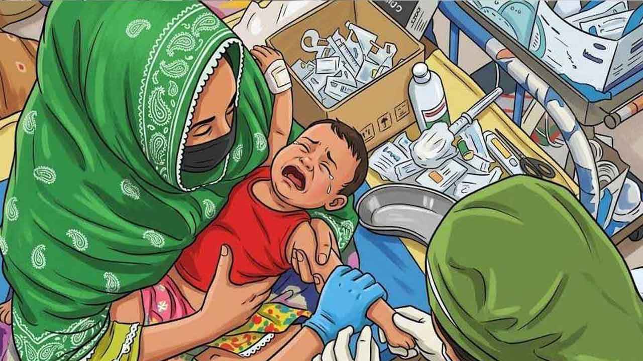 হামে আরো ২ শিশুর মৃত্যু, উপসর্গ শনাক্ত ১১৫১