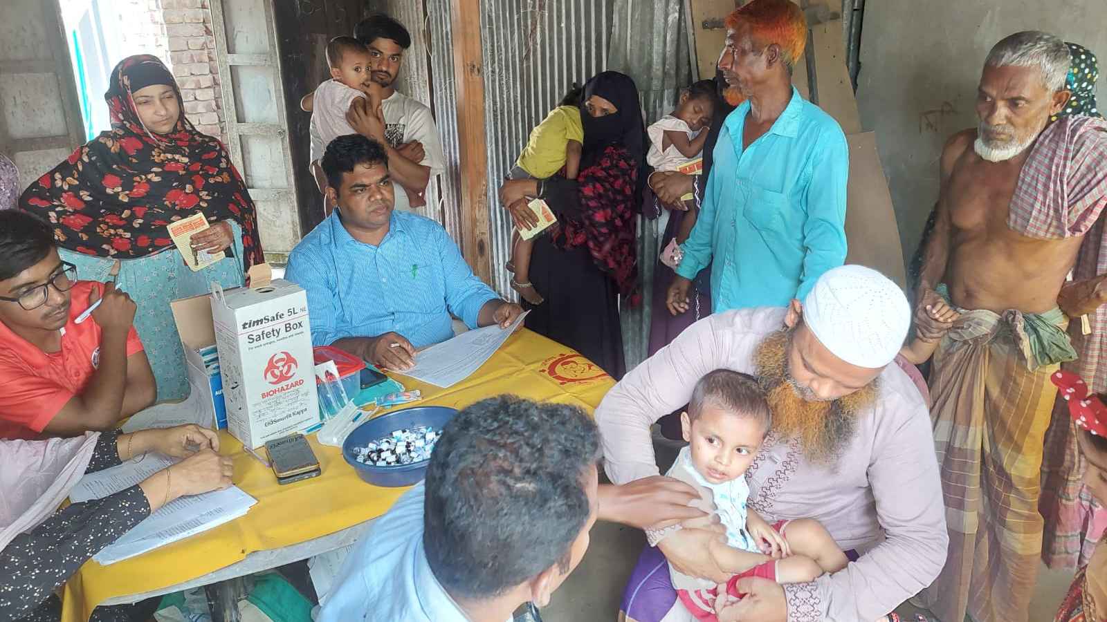 জাজিরায় হামের বিশেষ টিকা ক্যাম্পেইন শুরু, পাবে ৩০ হাজার শিশু