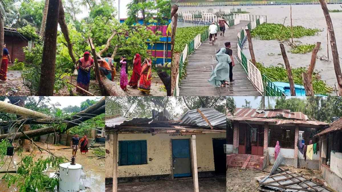 যশোরে ঝড়ে লন্ডভন্ড দুই উপজেলা, নিহত ১, আহত ২০