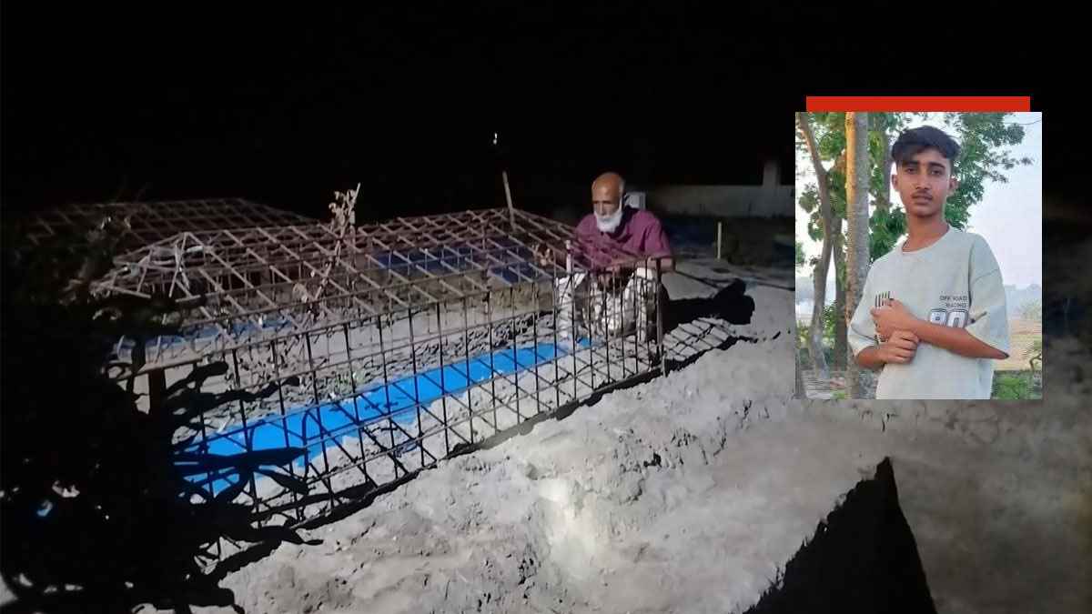 ছেলের মরদেহ চুরির ভয়ে রাত জেগে কবর পাহারা দিচ্ছেন বাবা!