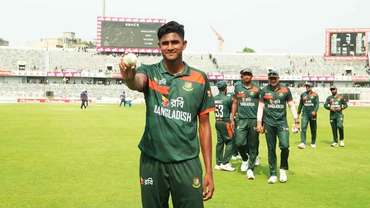 নিউজিল্যান্ডকে হারিয়ে সুখবর পেলেন নাহিদ রানারা